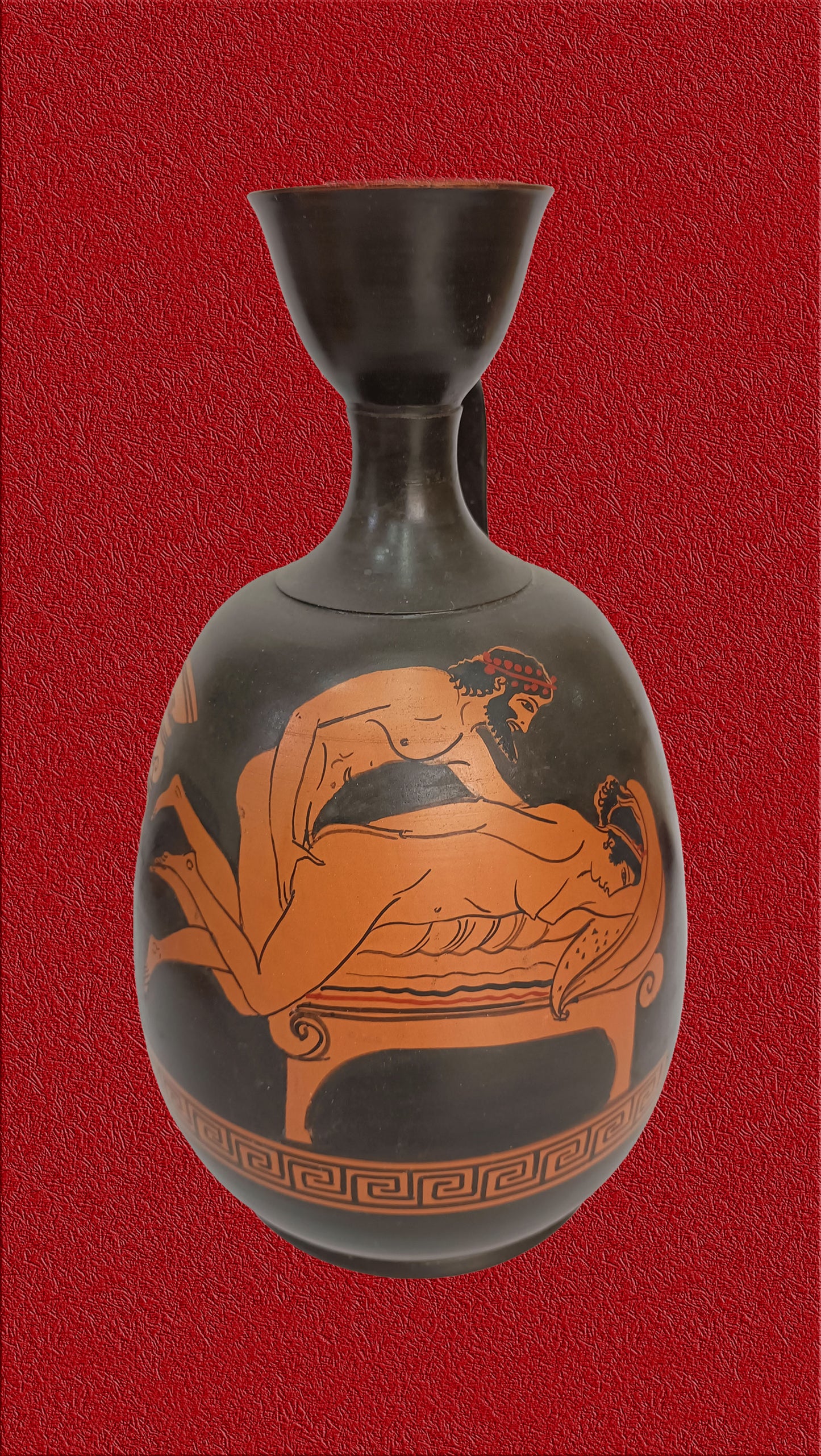 4 - Lekythos con corpo rigonfio