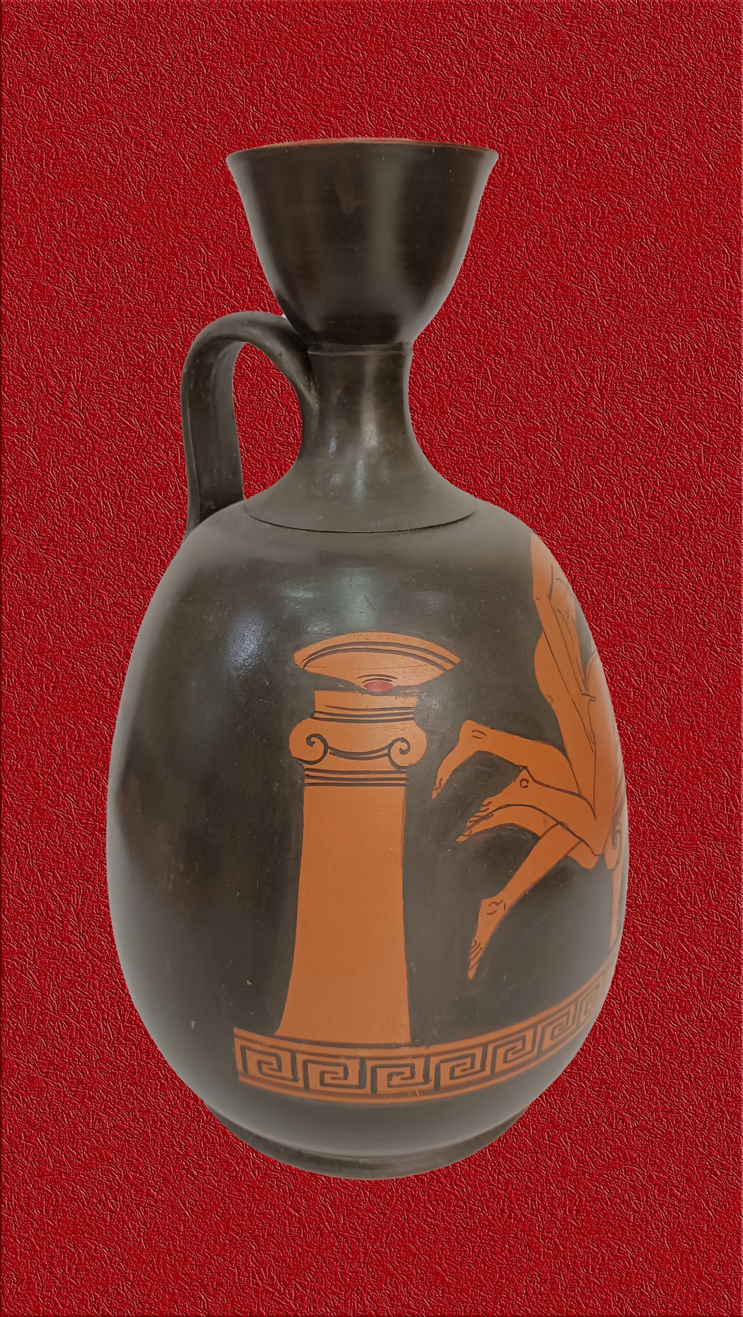 4 - Lekythos con corpo rigonfio