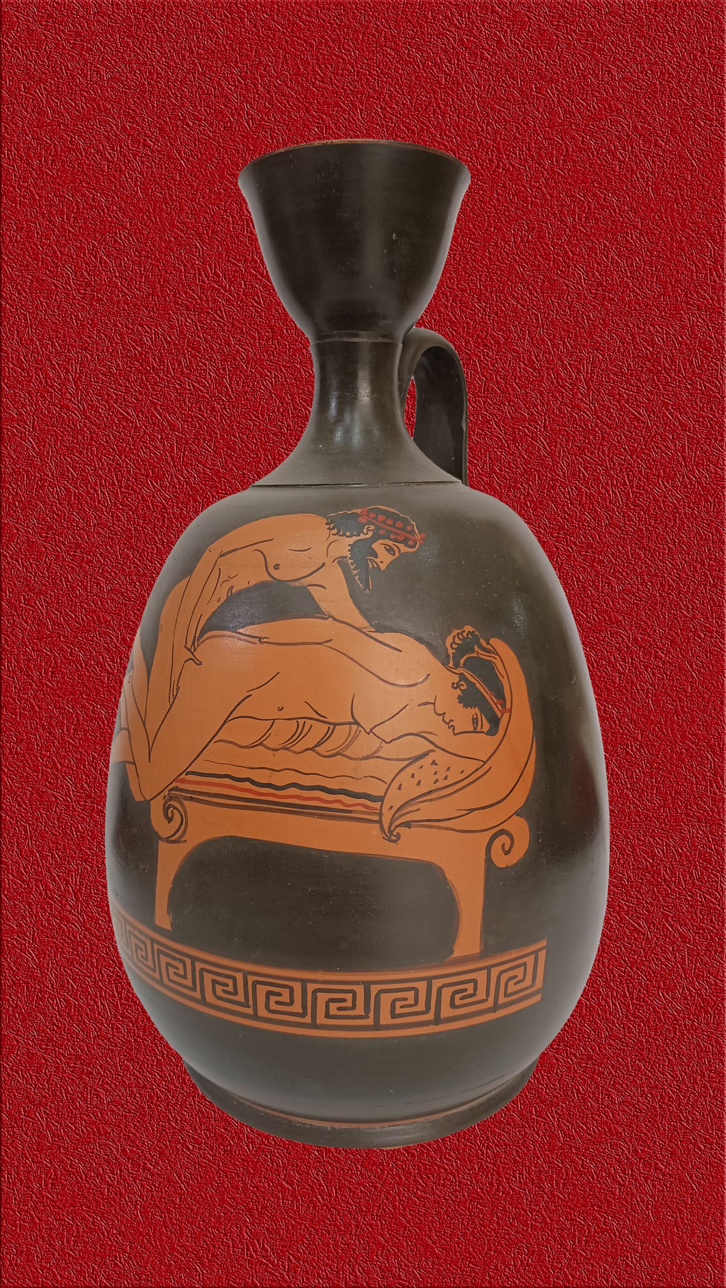4 - Lekythos con corpo rigonfio