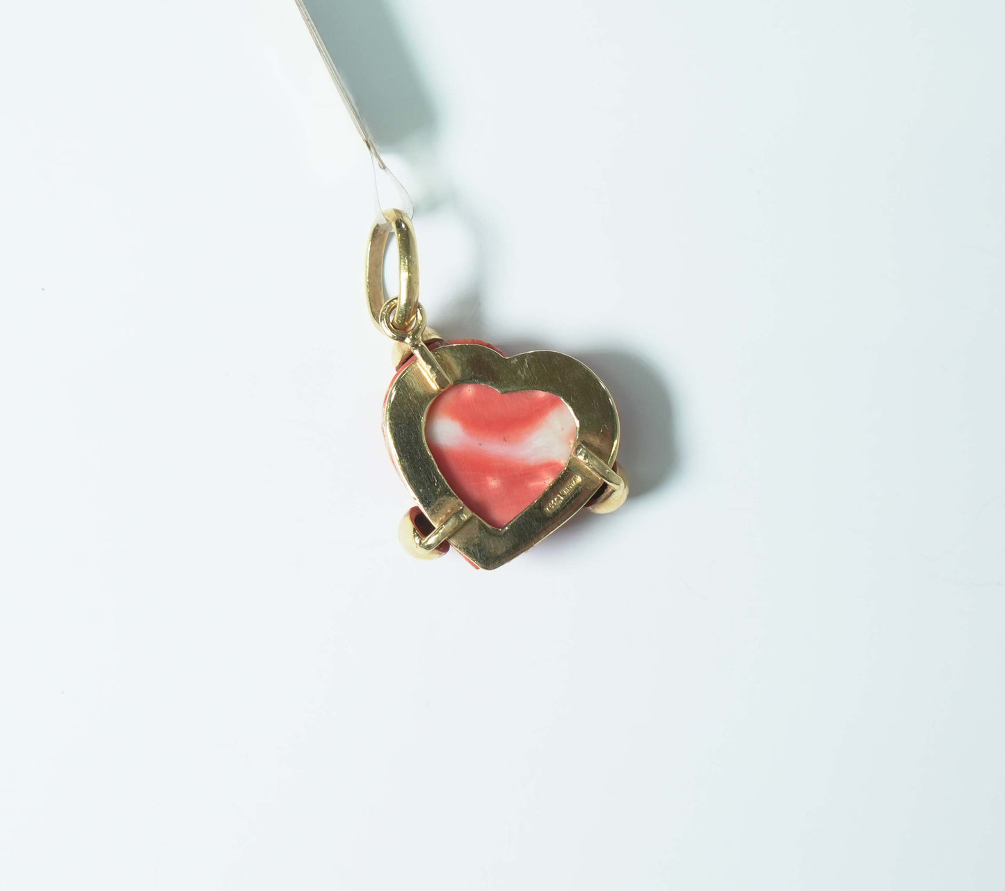 O4 - Ciondolo in Corallo e Oro 18KT