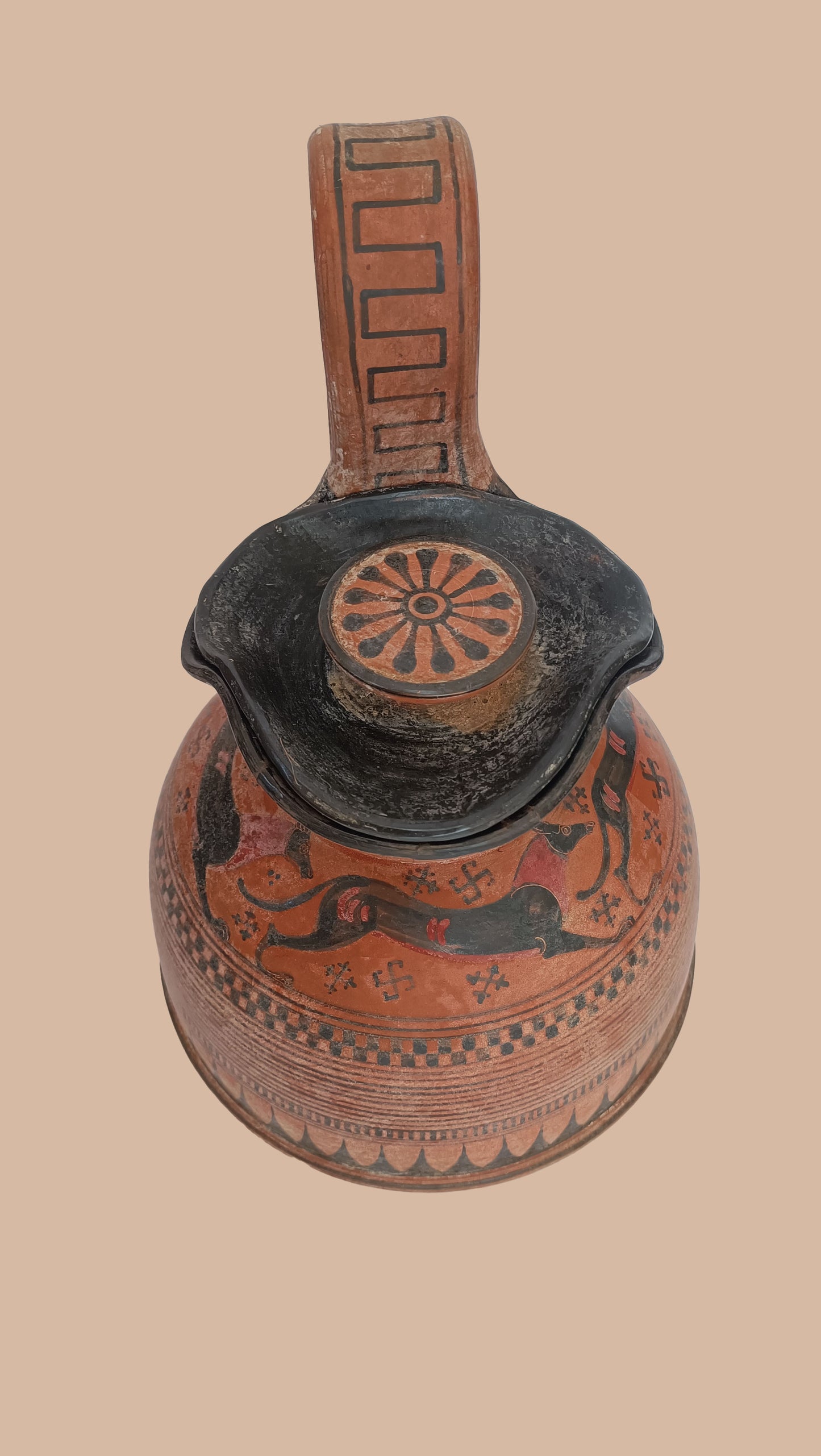 6 - Oinochoe a figure nere