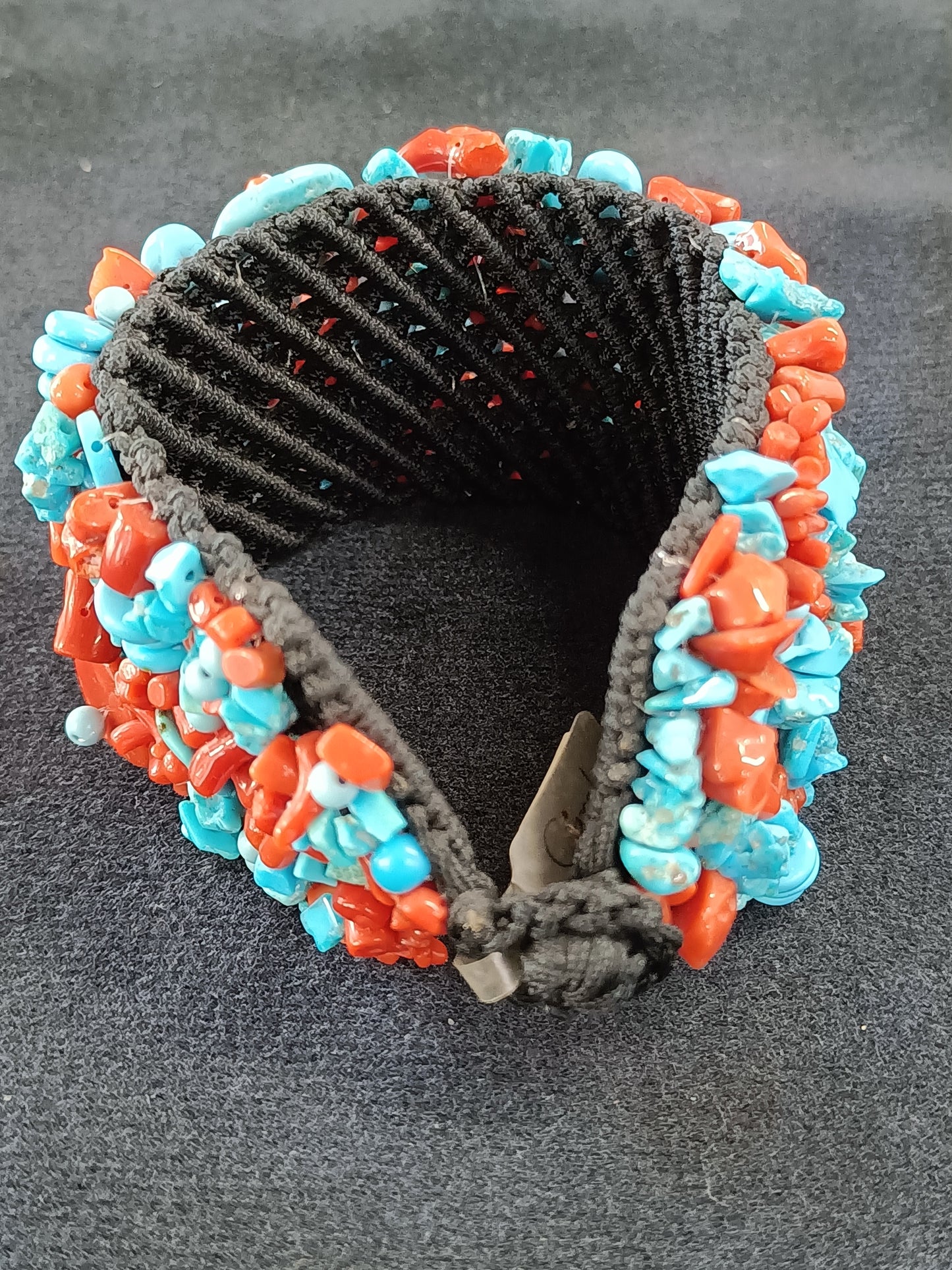 12 - Bracciale di Turchese e Corallo