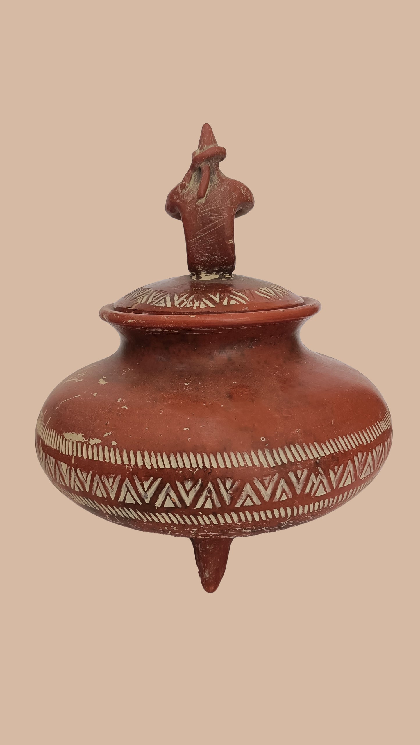 8 - Cypriot Bronze Age Pot with Man