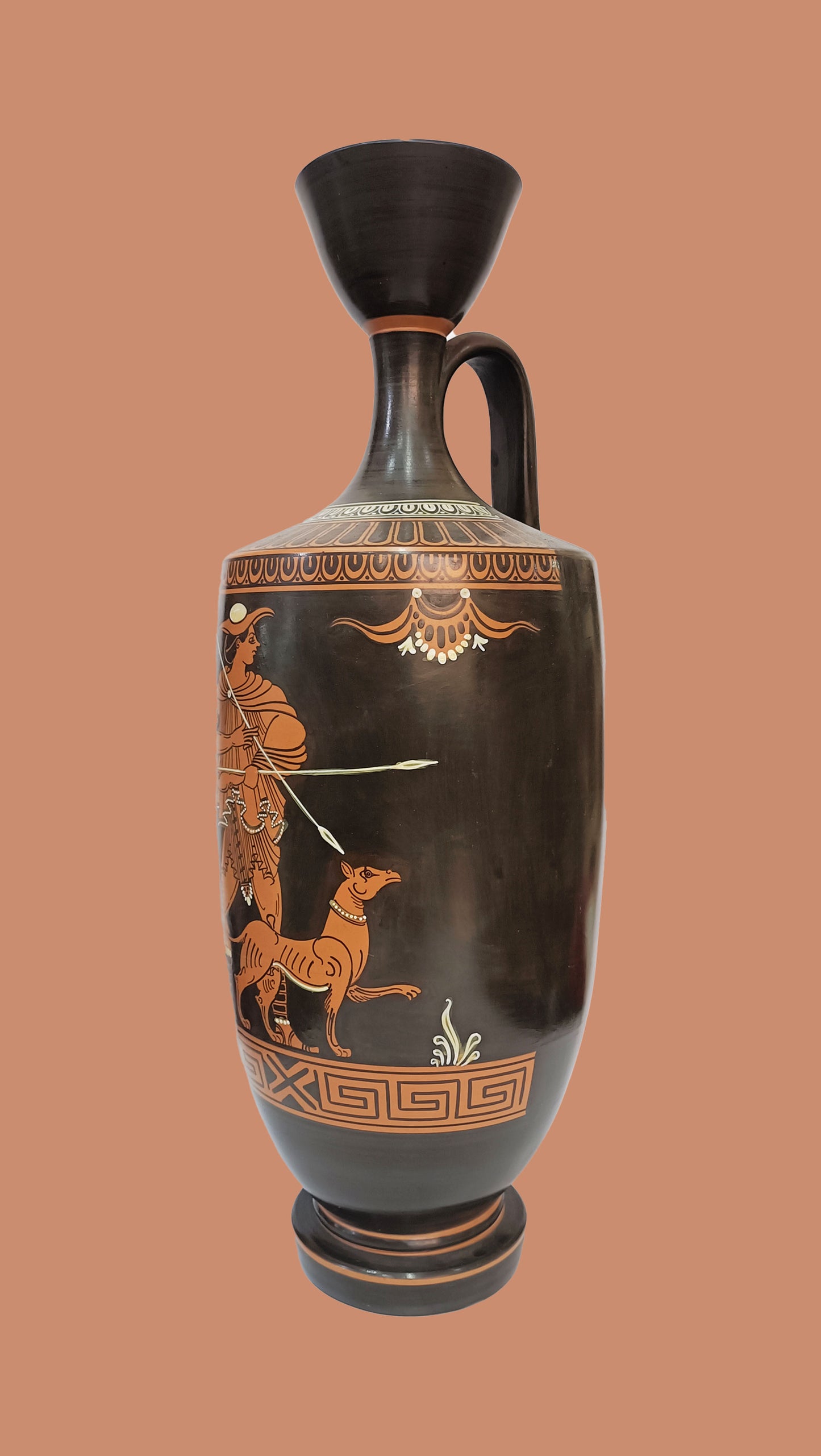 23 - Lekythos con corpo Rigonfio a figure rosse